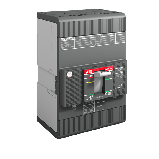 ABB  XT3S 250, MA, In=125A, 3p Kompakt Şalter 1SDA068280R1